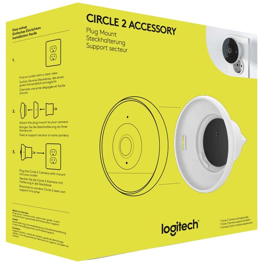 Logitech Circle 2 feste m/stikkontakt