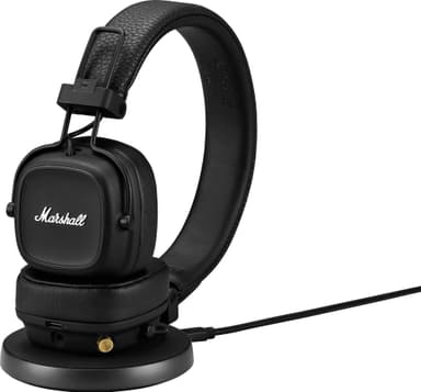 Marshall Major IV trådløse on-ear hodetelefoner (sort)