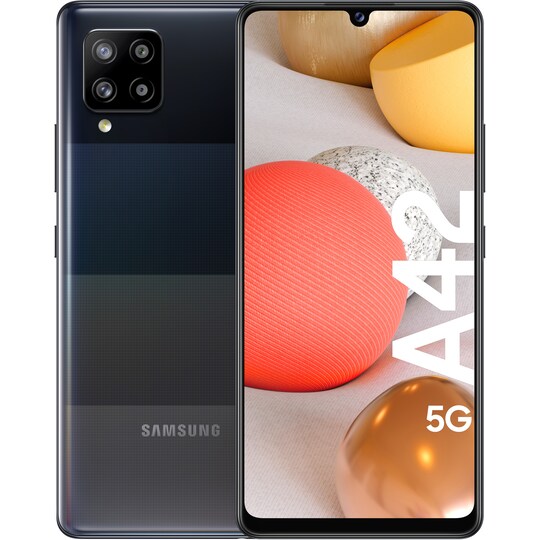 Samsung Galaxy A42 5G smarttelefon 4/128GB (prism dot black)