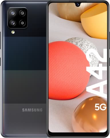 Samsung Galaxy A42 5G smarttelefon 4/128GB (prism dot black)