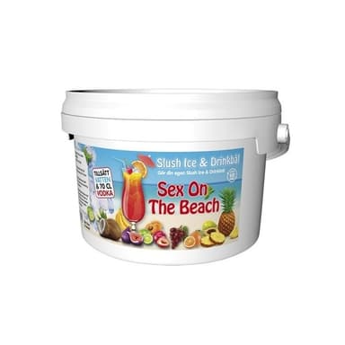 Slush ice & Drinker - Sex on the beach
