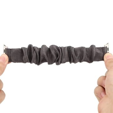 Armbånd Scrunchie Apple Watch Series 5 & 4 40mm / 3 & 2 & 1 38mm - Grå