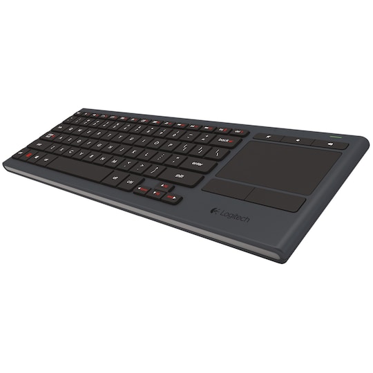 Logitech K830 trådløst tastatur (sort)
