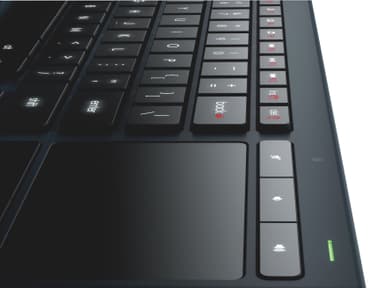 Logitech K830 trådløst tastatur (sort)