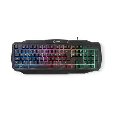 Nedis Trådbundet gamingtastatur Nordisk Layout - Svart