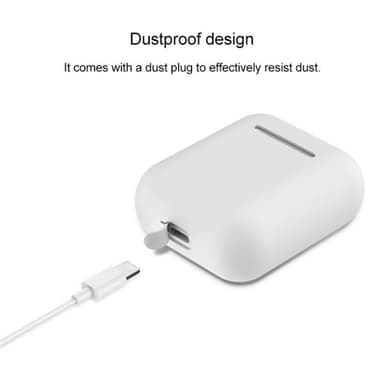 Beskyttelsedeksel silikon til Apple AirPods 1 / 2 - Rosa