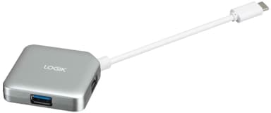 Logik USB-C til USB 3.0 4-ports hub