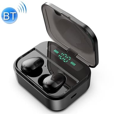 Trådløst Bluetooth Headset med Ladeboks