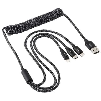 4i1 Kabel - USB / USB Type-C / 8 Pin & Micro USB
