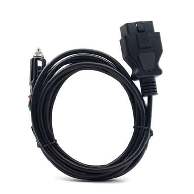 12v Adapterkabel diagnoseuttak med clips/sigarettkontakt til nødsituasjon