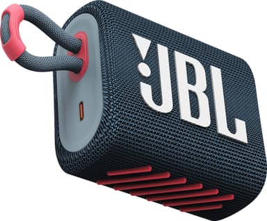 JBL GO 3 bærbar trådløs høyttaler (korallblå)