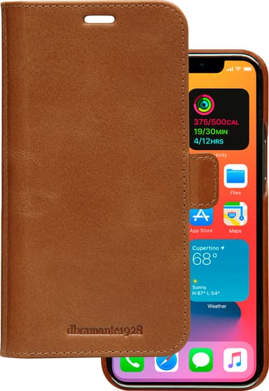 Dbramante1928 Lynge lommebokdeksel til iPhone 12/12 Pro (brun)