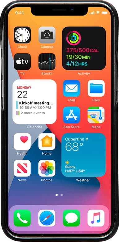 Dbramante1928 Lynge lommebokdeksel til iPhone 12/12 Pro (black)
