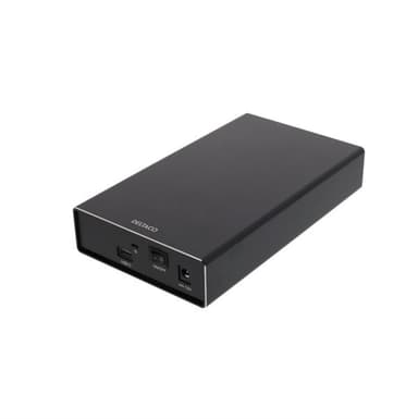 DELTACO External 3,5" HDD enclosure, USB-C, USB 3.1 Gen2, 10 Gbps, bla
