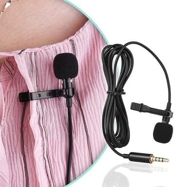 Mikrofon med ledning til mobiltelefon