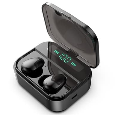 Trådløst Bluetooth Headset med Ladeboks