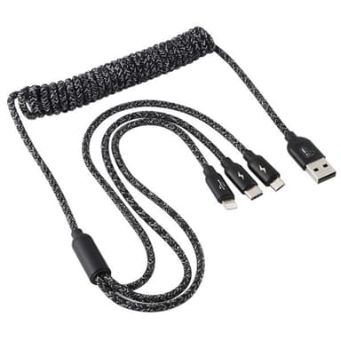 4i1 Kabel - USB / USB Type-C / 8 Pin & Micro USB