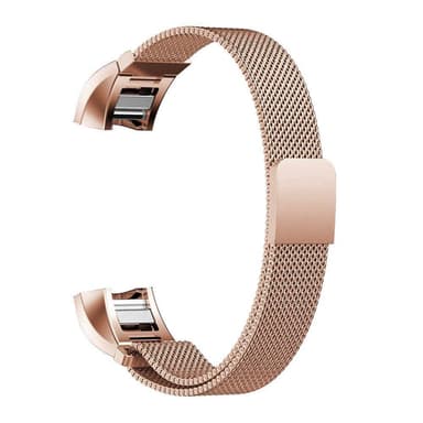 Fitbit Alta / HR armbånd - Milanese Loop - Rose Gold - L