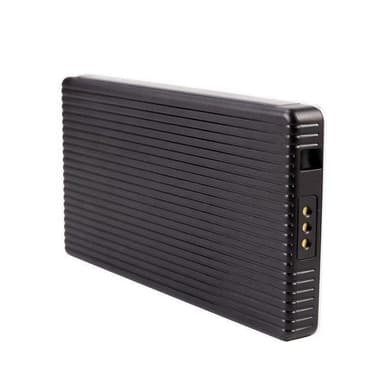 8000mAh Powerbank og 2in1 trådløs lader - svart