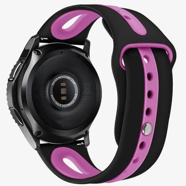 Armbånd Samsung Galaxy Watch 46 mm - svart / lilla - S