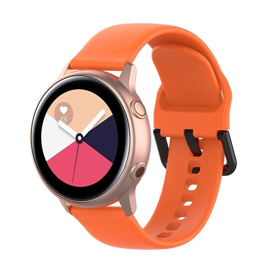 Armbånd til Samsung Galaxy Watch 42mm - oransje (L)