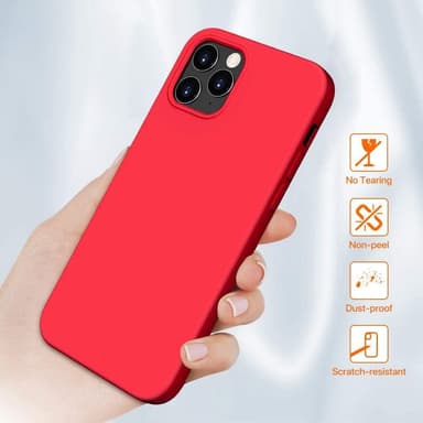 Støtsikkert mobildeksel til iPhone 12 Mini Red