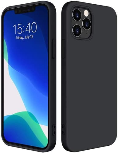 Støtsikkert mobildeksel til iPhone 12 Mini Black