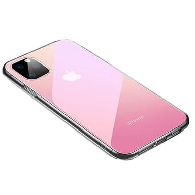 Deksel til iPhone 11 Pro - gjennomsiktig / rosa