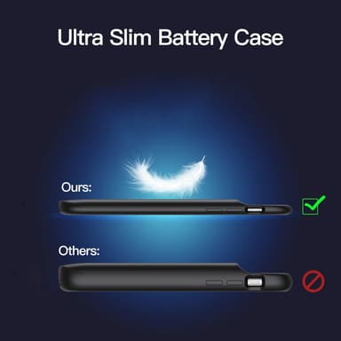 iPhone 11 Backup batterideksel 5000 mAh Svart