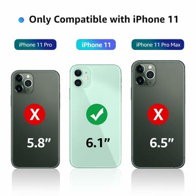 iPhone 11 Backup batterideksel 5000 mAh Svart