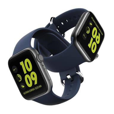 Apple Watch armbånd silikon 42/44 - Mørkeblå