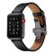 Armbånd til Apple Watch i ekte lær 42 mm - svart