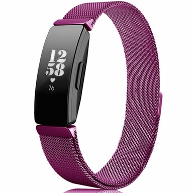 Fitbit Inspire / Inspire HR Armbånd Milanese Loop Dark Purple (S) Elkjøp