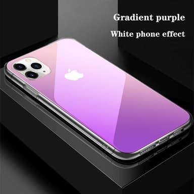 Deksel til iPhone 11 Pro - gjennomsiktig / lilla