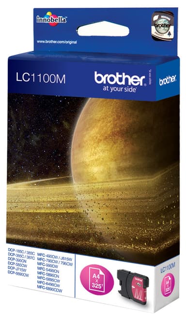 Brother blekkpatron LC1100M Magenta