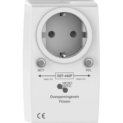 Micro Matic pluggbar overspenningsvern SEF440P