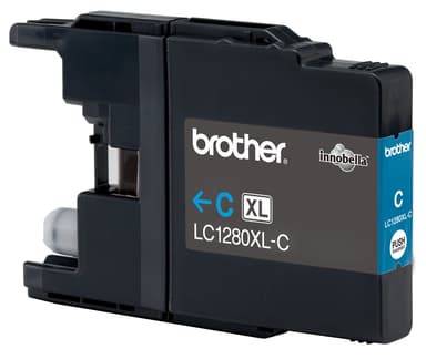 Brother blekkpatron LC1280XLC ekstra stor Cyan