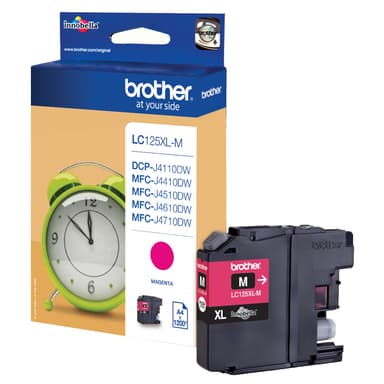 Brother blekkpatron LC-125XLM Magenta XL