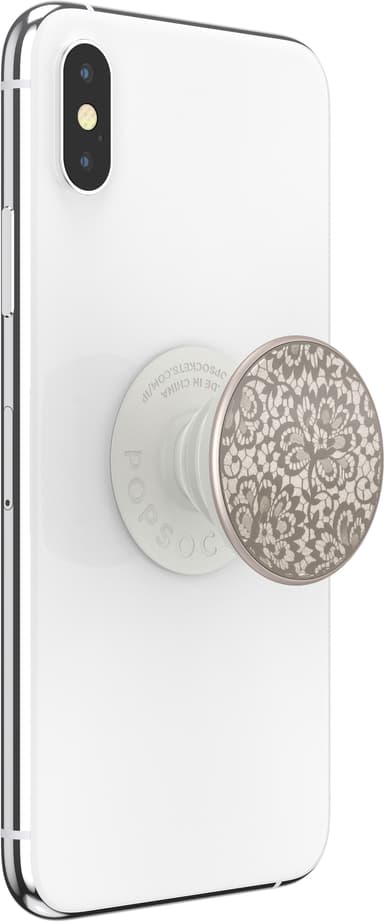 Popsockets Luxe grep til mobile enheter (lasercut metal floral lace)