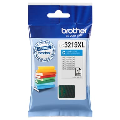 Brother blekkpatron LC-3219XLC XL Cyan