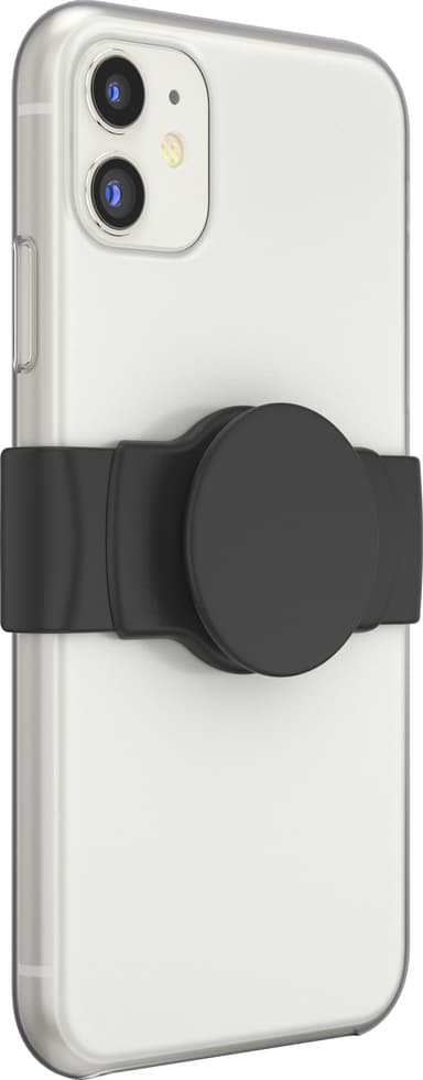Popsockets slide stretch grep til mobile enheter (sort)