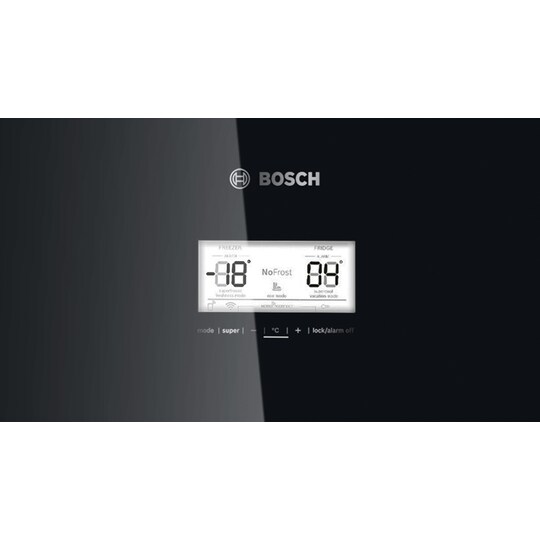 Bosch Series 6 kombiskap KGN39LBE5 (sort)