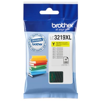 Brother blekkpatron LC-3219XLY XL Gul