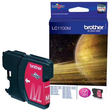 Brother blekkpatron LC1100M Magenta
