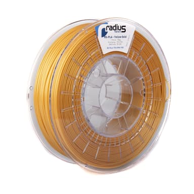 Radius PLA 1.75mm 750g - Yellow Gold