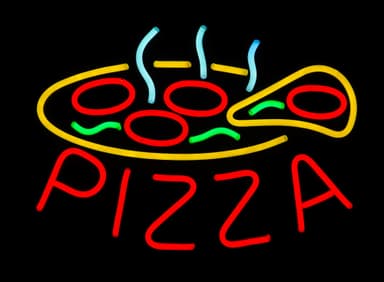 Neonskilt 70cm ""Pizza""