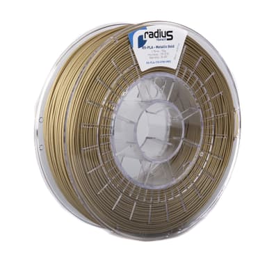 Radius PLA 1.75mm 750g - Metallic Gold