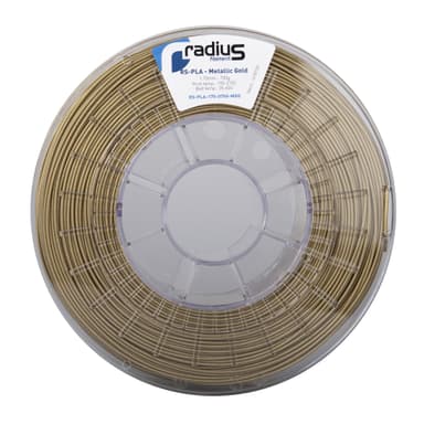 Radius PLA 1.75mm 750g - Metallic Gold