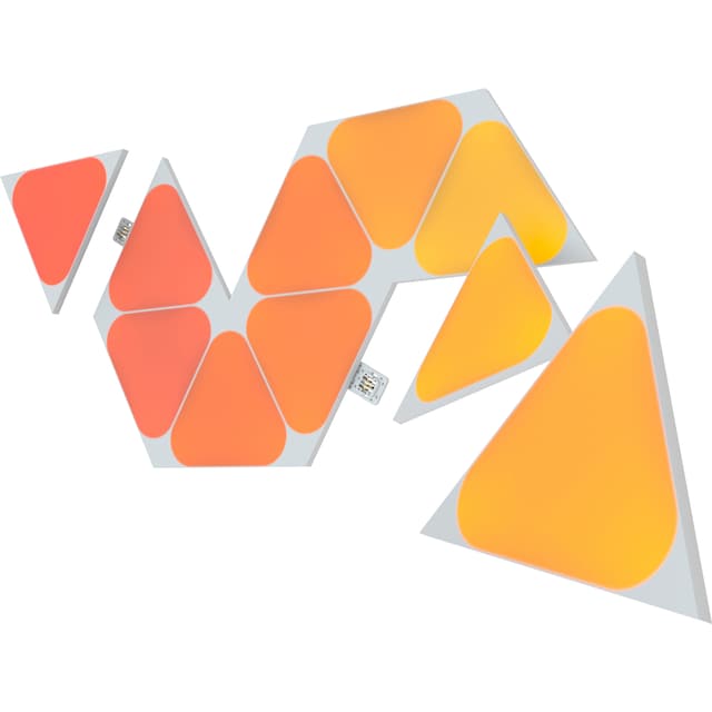 Nanoleaf Shapes Mini Triangles utvidelsespakke (10 paneler)