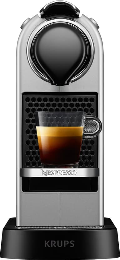 NESPRESSO® CitiZ kaffemaskin fra Krups, Sølv